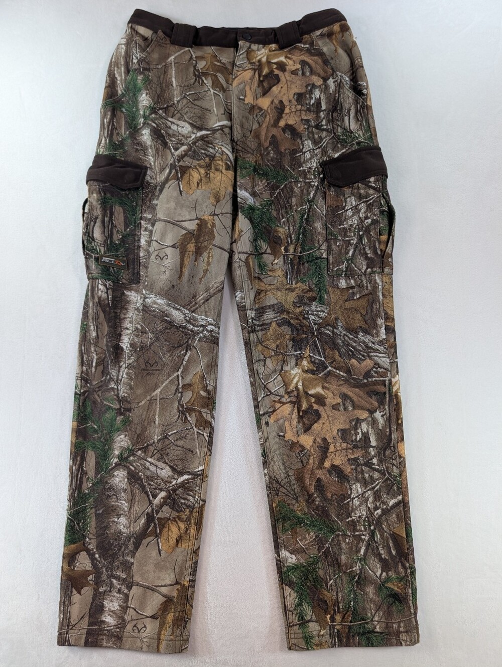 ScentLok Realtree Camo Cargo Hunting Pants Fleece Lined Medium Full Season